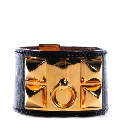 Hermes Box Collier de Chien CDC Bracelet Small Black 1 of 6