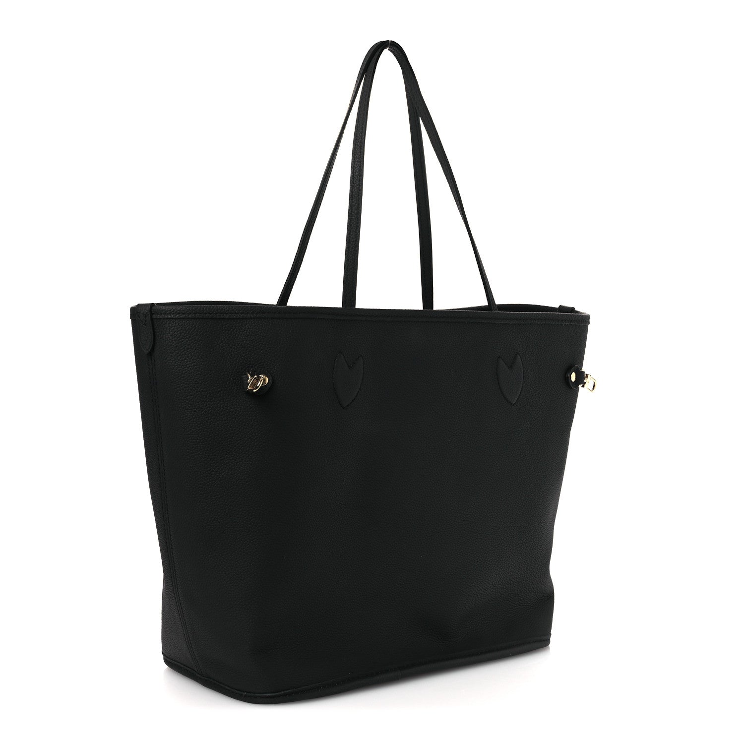 Louis Vuitton Monogram Calfskin Neo Neverfull Inside Out MM Black 7 of 20