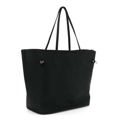 Louis Vuitton Monogram Calfskin Neo Neverfull Inside Out MM Black 7 of 20