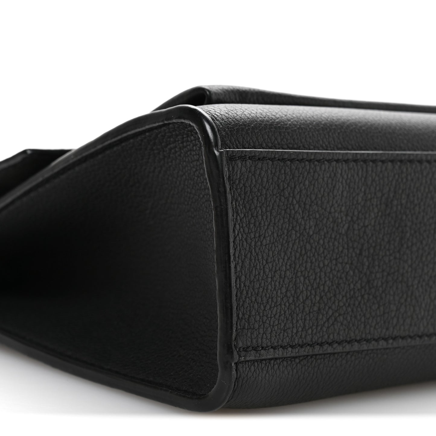 Soft Calfskin My Lockme Chain Bag BB Black
