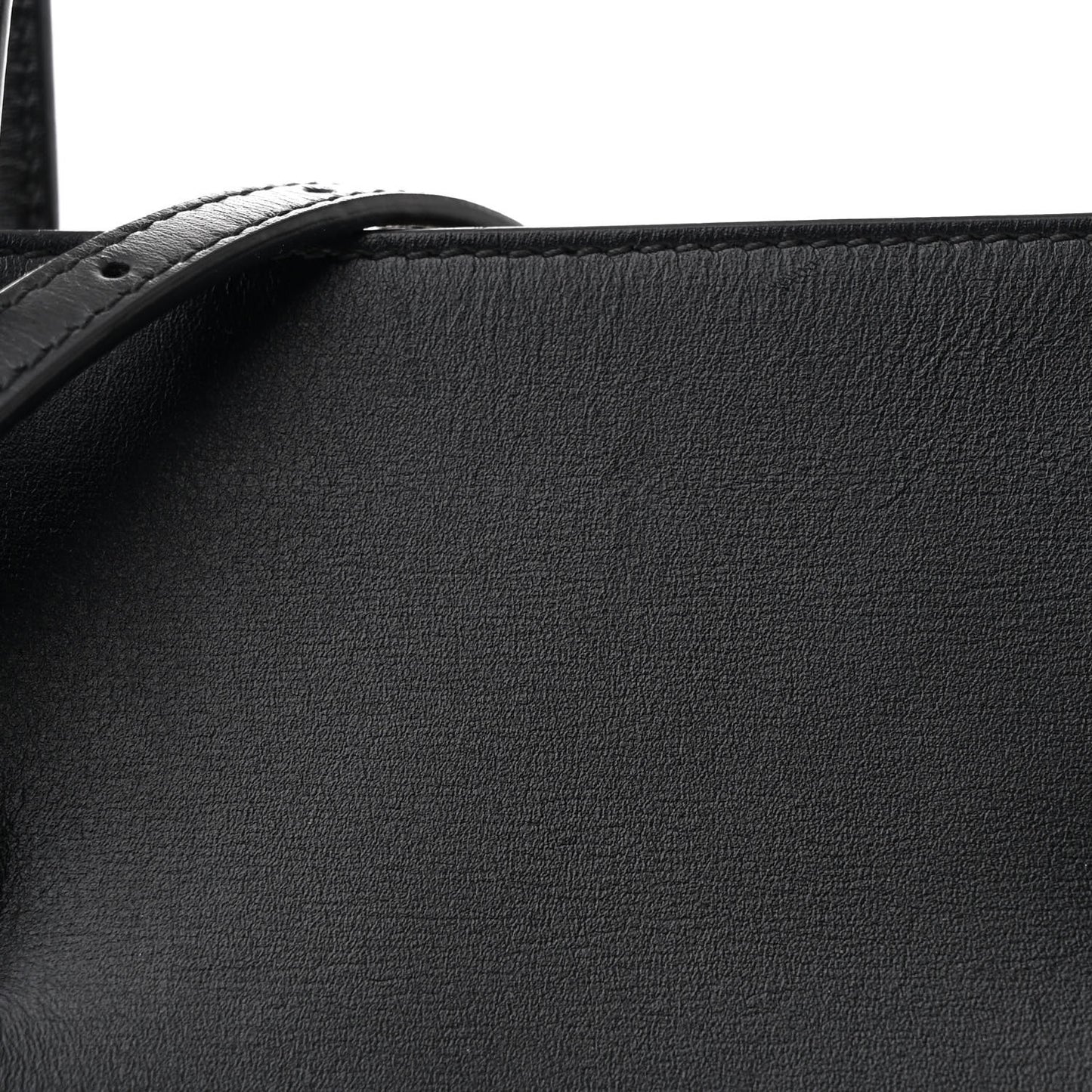 Calfskin Laser Cut Mina 25 Bag Black