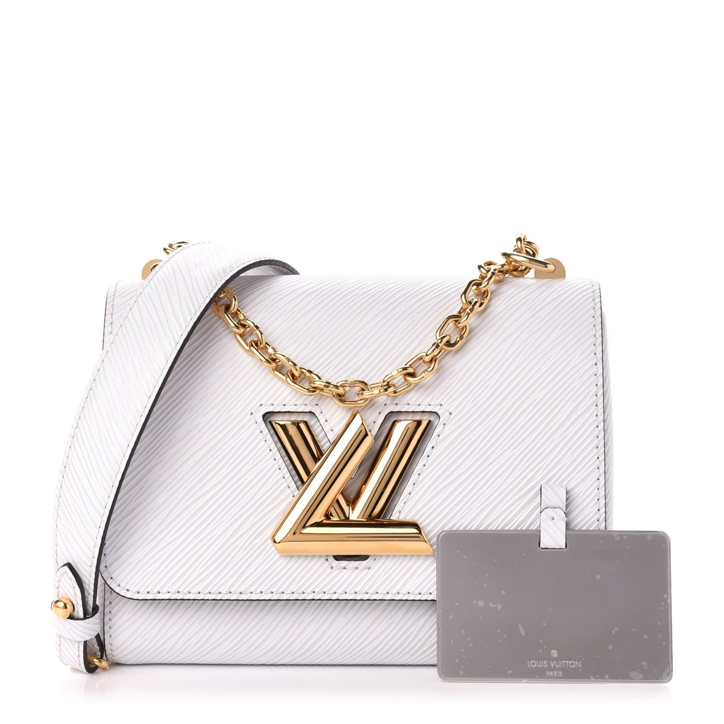Epi Twist Shoulder Bag PM White