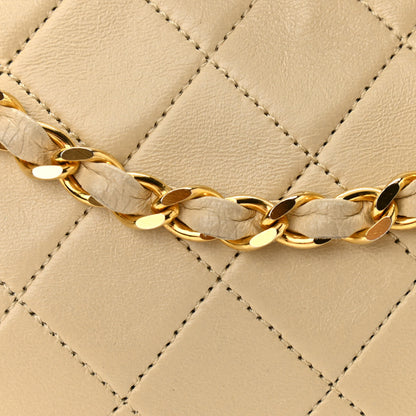 Chanel Calfskin Quilted Small Shoulder Bag Beige 13 of 13
