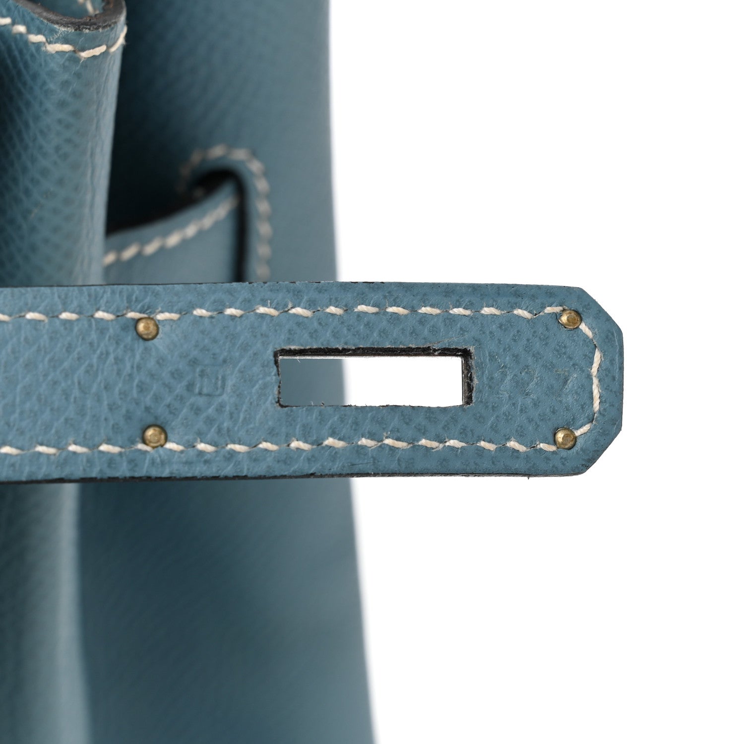 Hermes Epsom Birkin 35 Blue Jean 7 of 10