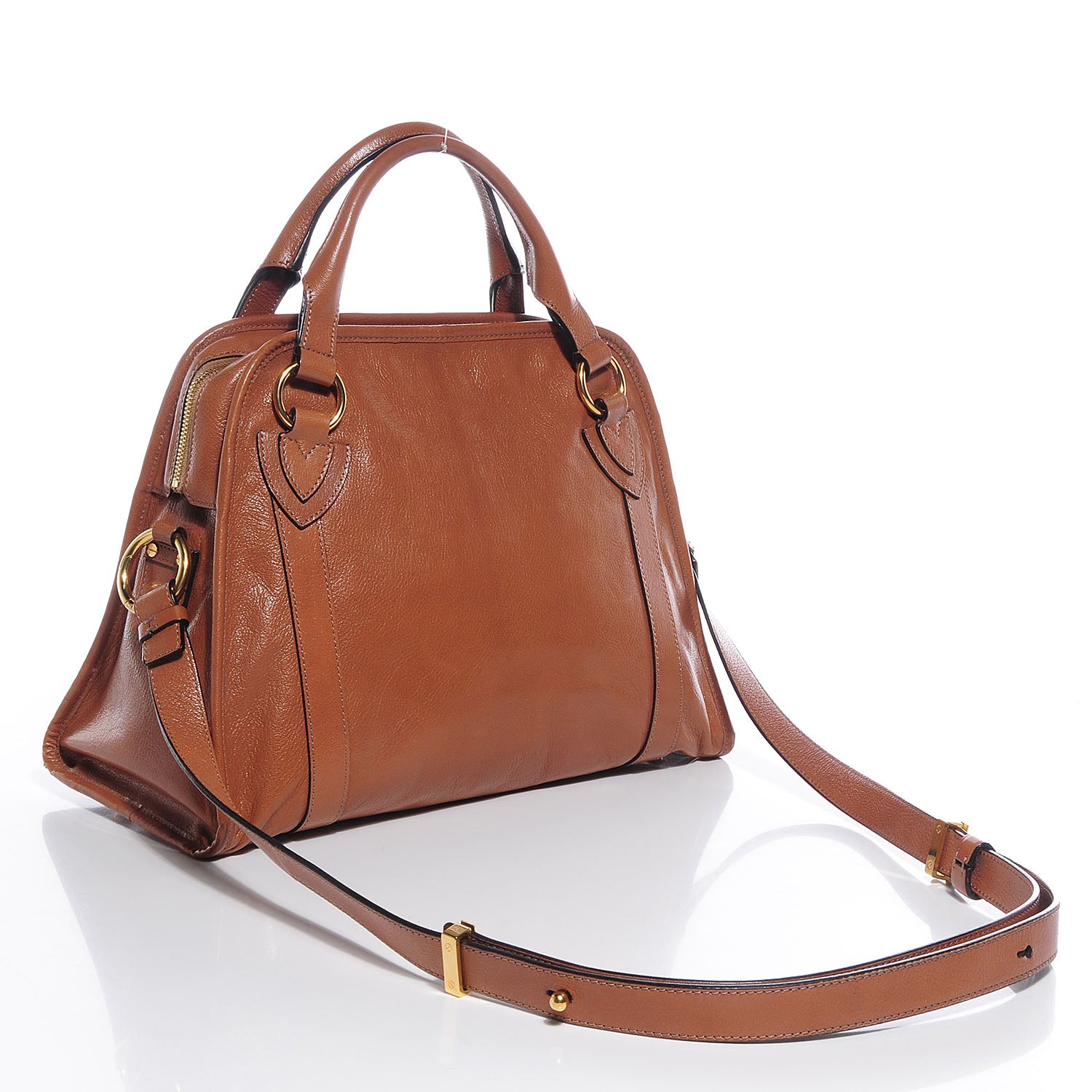 Marc Jacobs Leather Wellington Chestnut 3 of 8