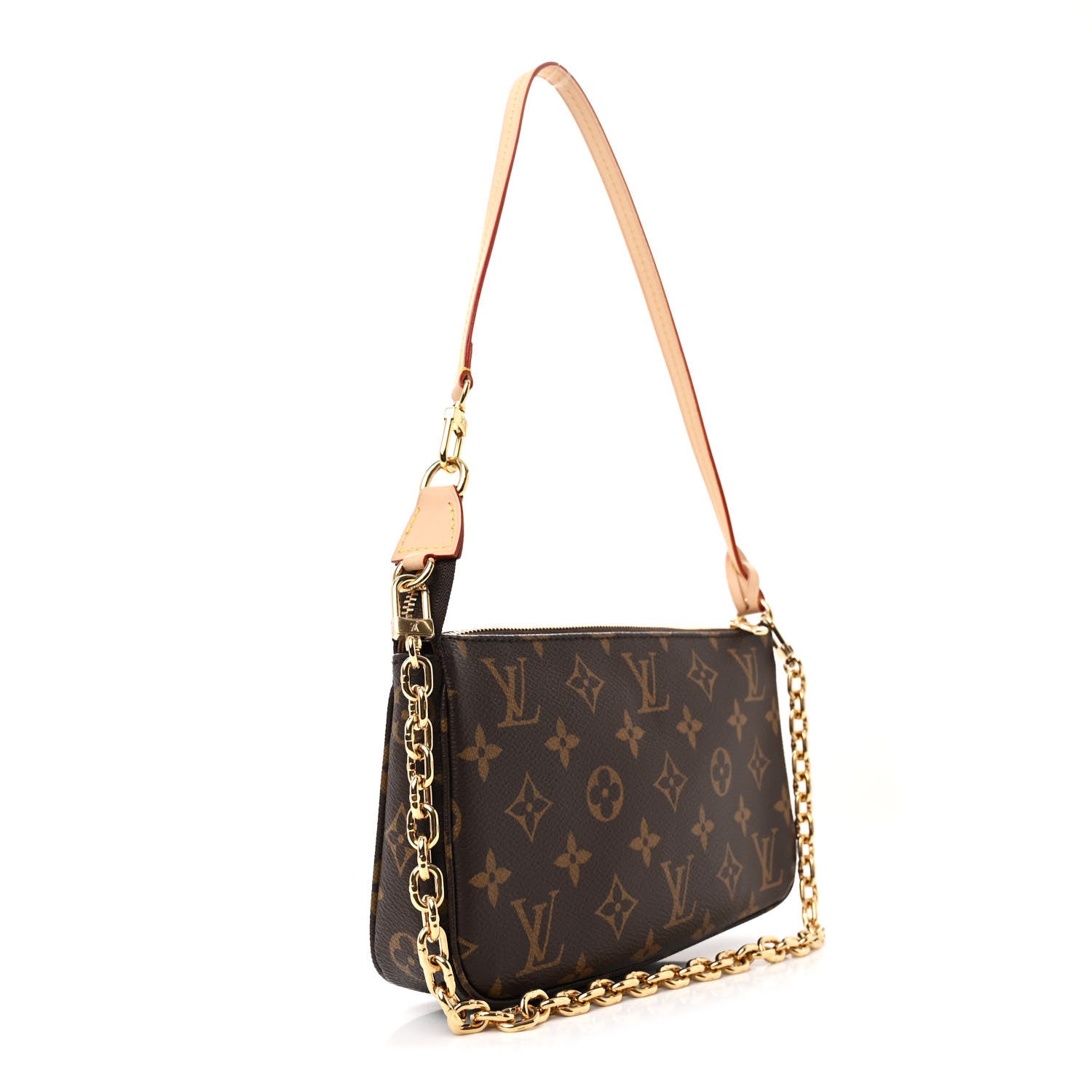 Louis Vuitton Monogram Chain Pochette Accessories 3 of 10