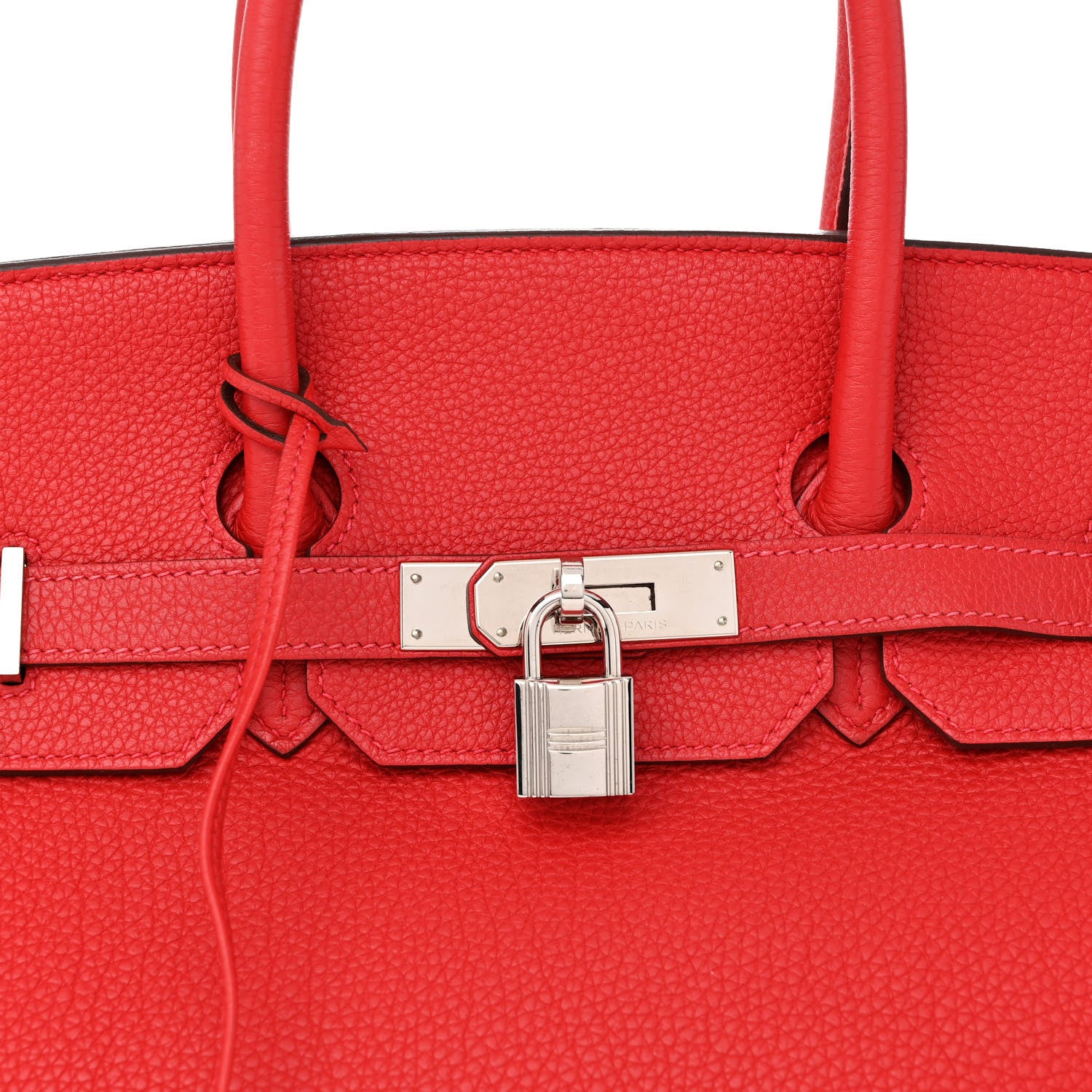 Hermes Togo BIRKIN 35 Rouge Casaque 8 of 14