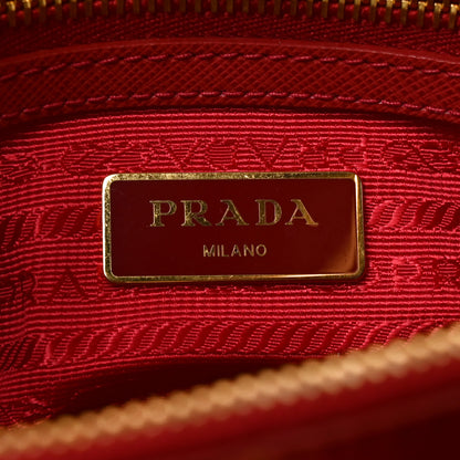 Prada Saffiano Lux Medium Tote Fuoco 6 of 9