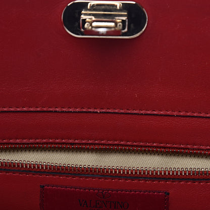 Valentino Garavani Vitello Medium Rockstud All Over Tote Rosso Valentino 7 of 13