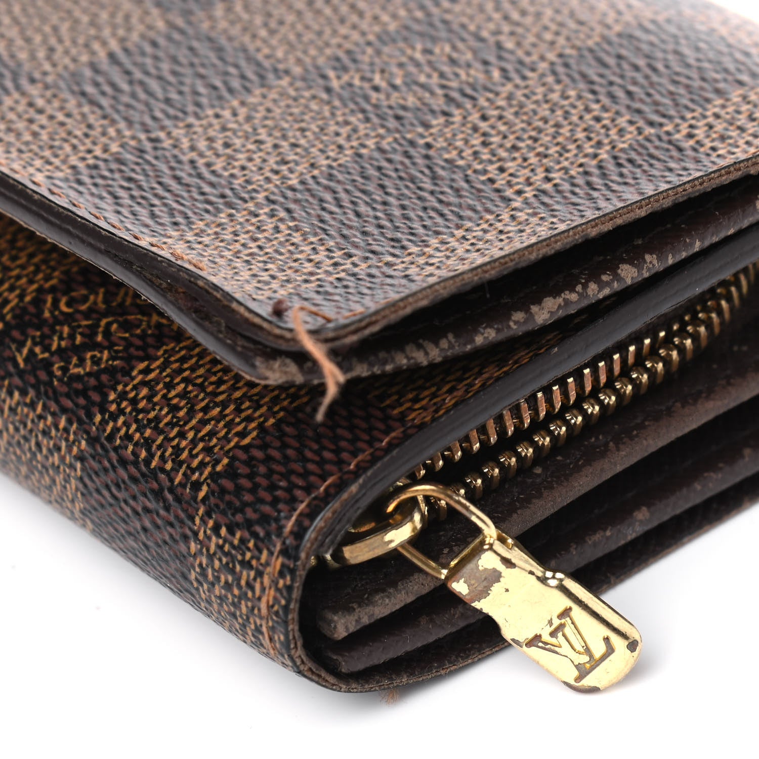 Louis Vuitton Damier Ebene Porte-Monnaie Billets Tresor Wallet 9 of 11