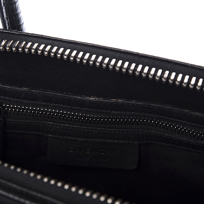 Givenchy Calfskin Lizard Embossed Medium Antigona Black 11 of 13