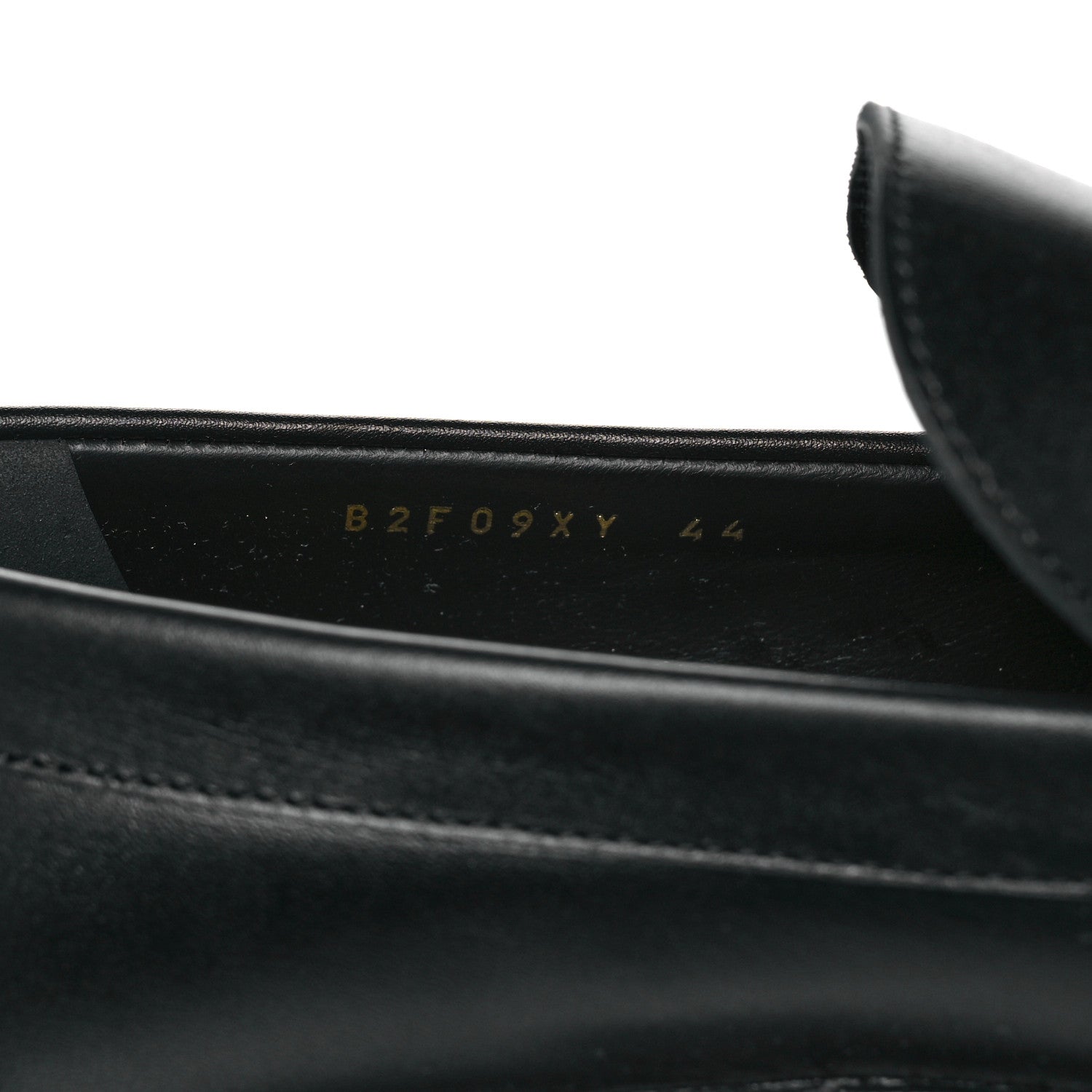 Valentino Garavani Calfskin Mens VLogo Roman Stud Loafers 44 Black 8 of 9