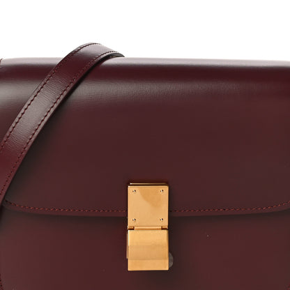 Celine Box Calfskin Teen Classic Box Flap Bag Burgundy 8 of 10