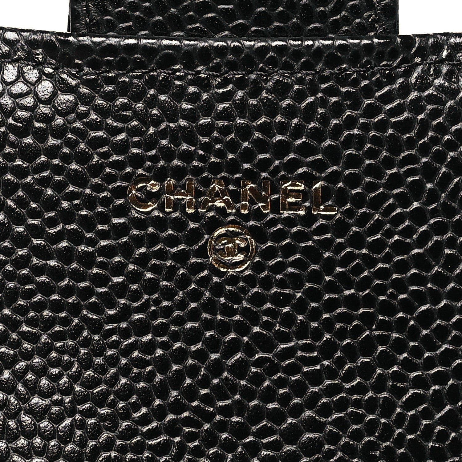 Chanel Caviar Quilted Large Gusset Flap Wallet Black 6 of 10