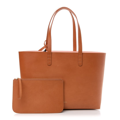 Mansur Gavriel Calfskin Large Shopping Tote Cammello Rosa 1 of 10