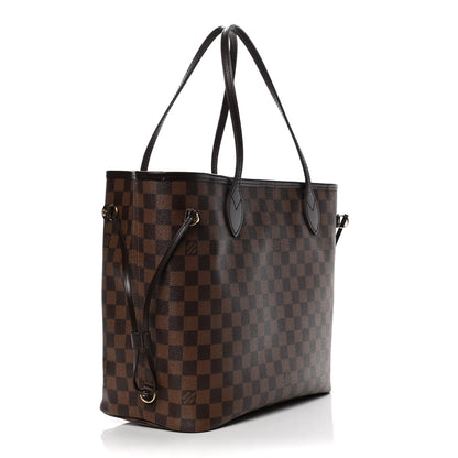 Louis Vuitton Damier Ebene Neo Neverfull MM Rose Ballerine 3 of 10