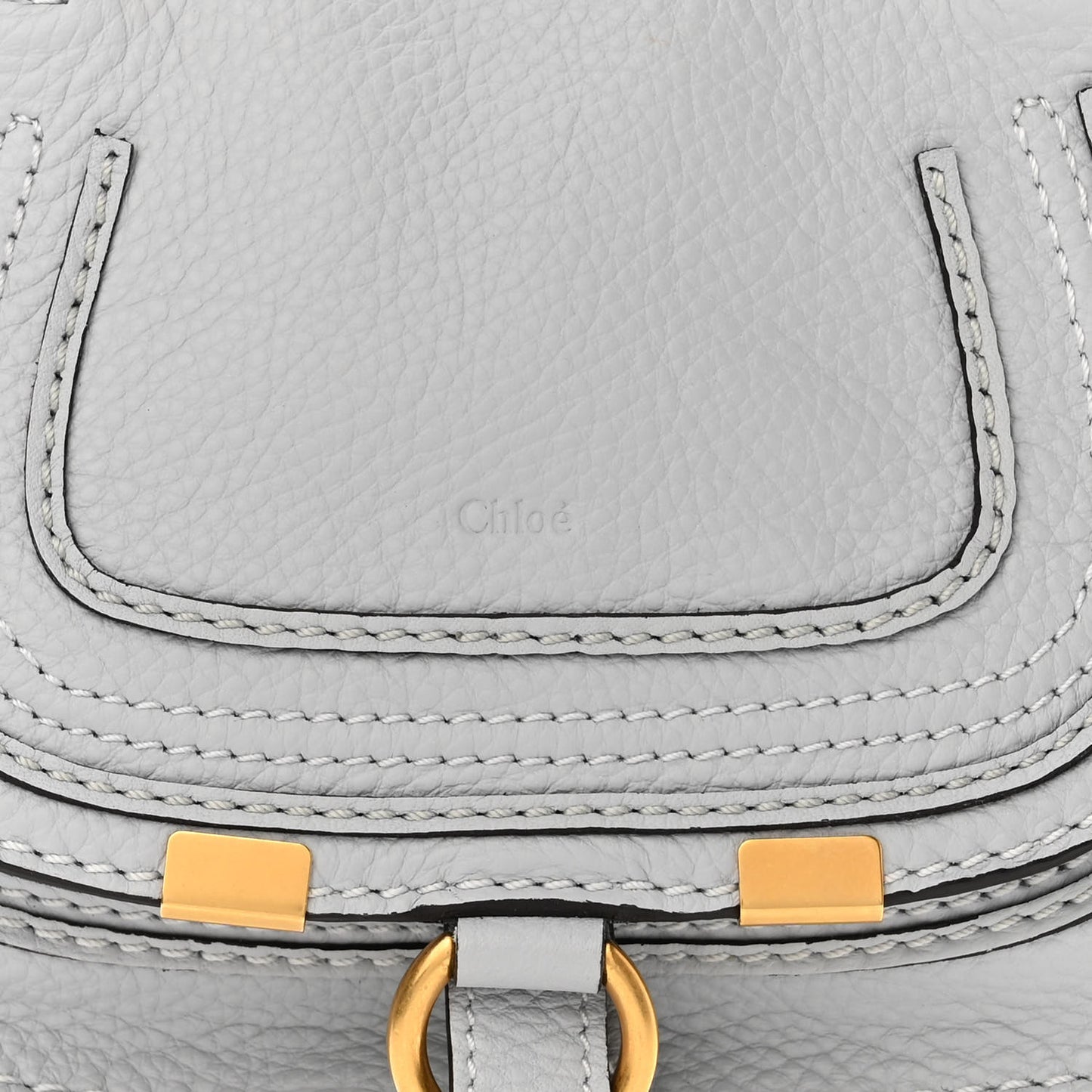 Calfskin Mini Marcie Satchel Light Cloud