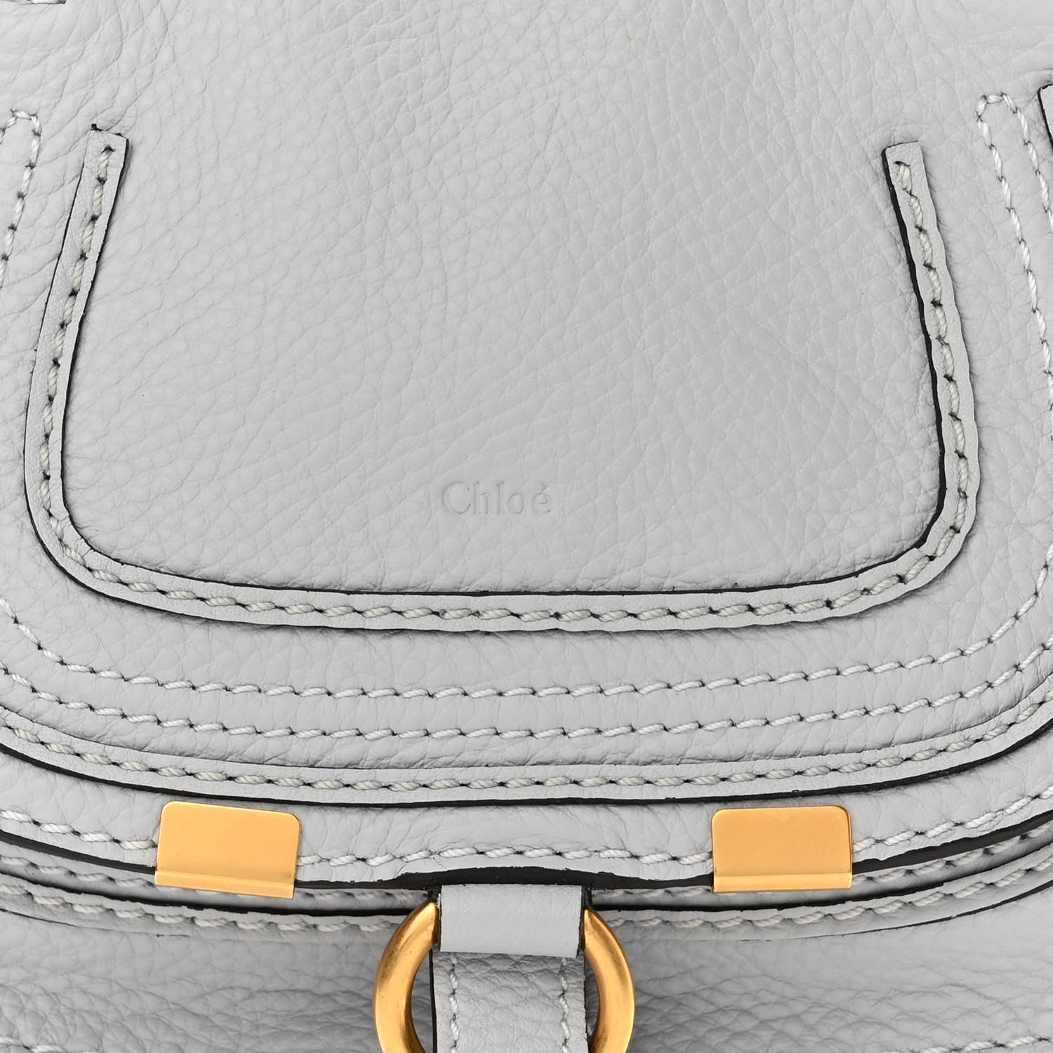 Chloe Calfskin Mini Marcie Satchel Light Cloud 8 of 10