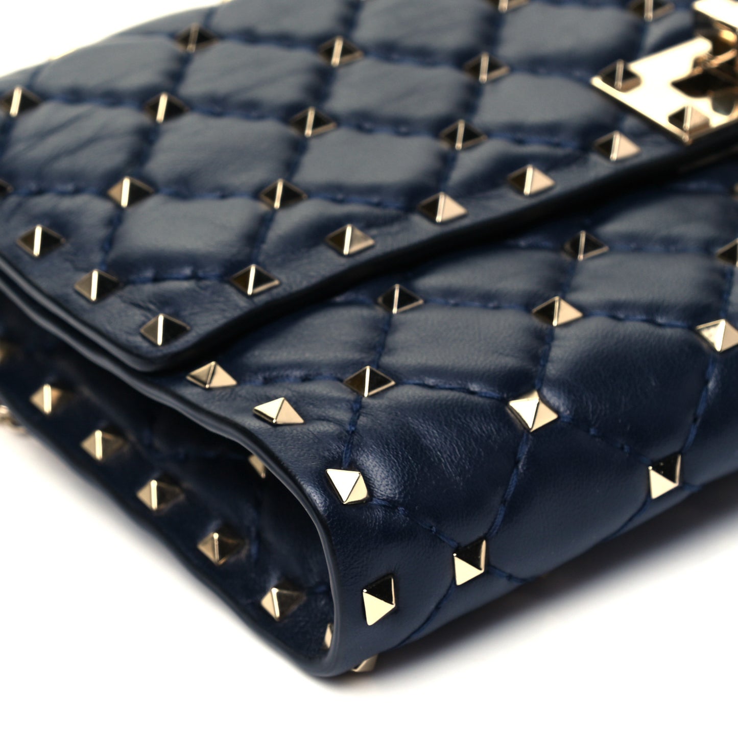 Nappa Rockstud Spike Wallet on Chain Marine