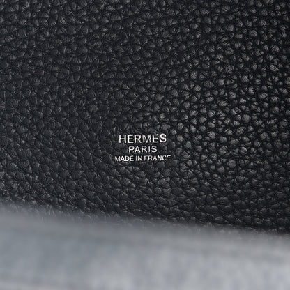 Hermes Taurillon Clemence Picotin Lock 26 GM Bleu Orage 5 of 14