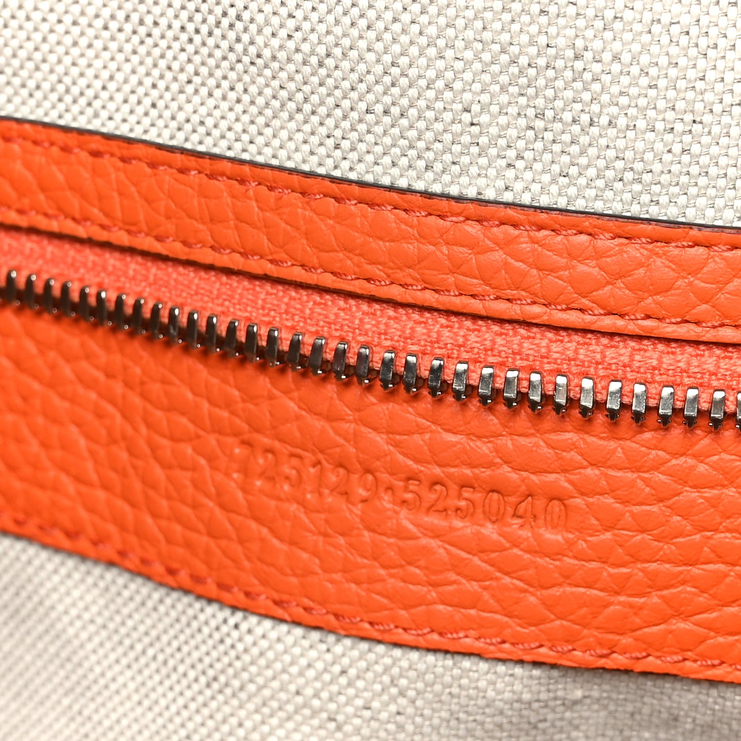 Piuma Calfskin Jumbo GG Embossed Large Duffle Bag Good Orange