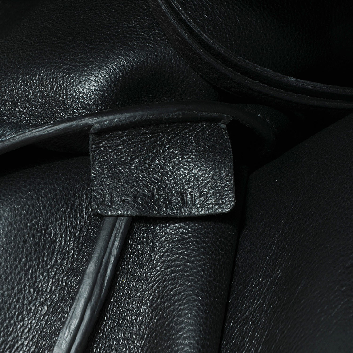 Celine Textured Calfskin Medium Edge Shoulder Bag Black 8 of 9