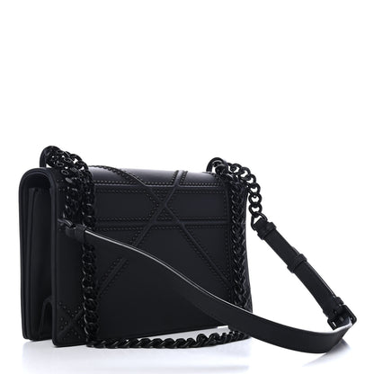 Christian Dior Ultra Matte Calfskin Studded Medium Diorama Flap Bag Black 2 of 4