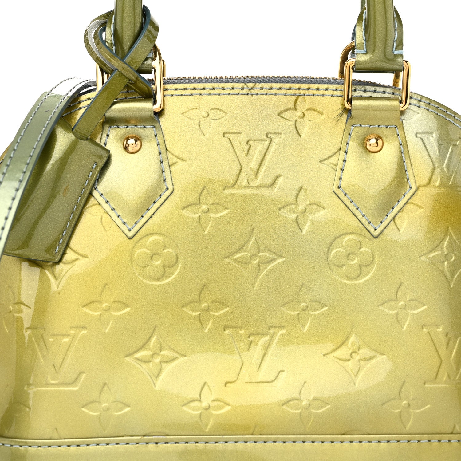 Louis Vuitton Vernis Alma BB Givre 7 of 10