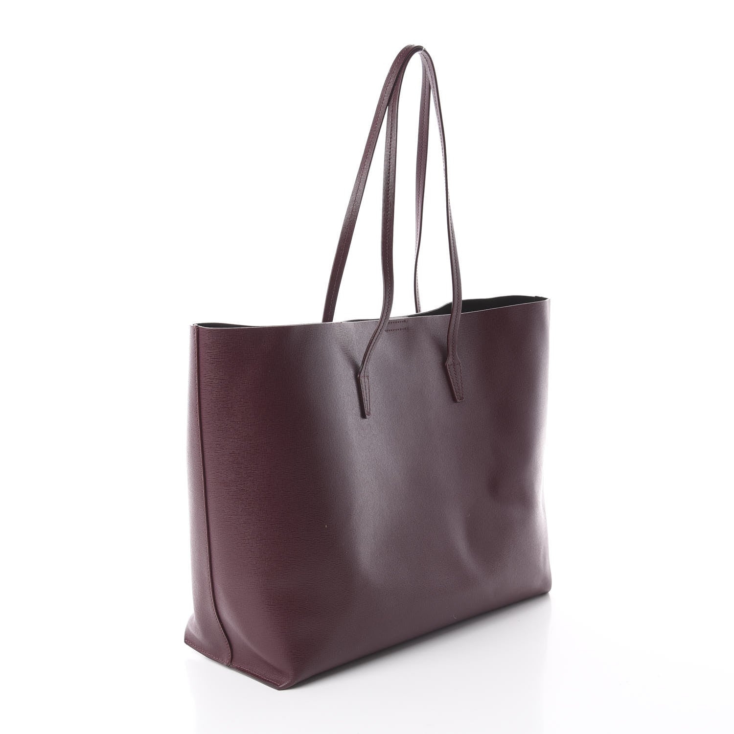 Versace Saffiano Palazzo Medusa Tote Burgundy 2 of 8