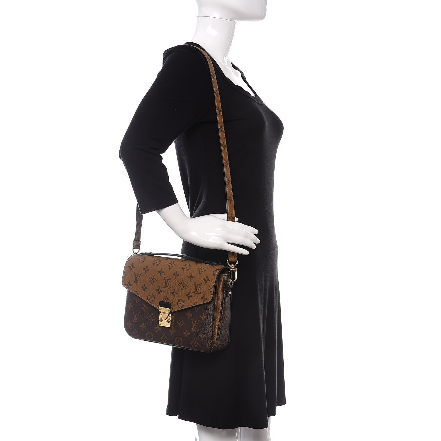 Louis Vuitton Reverse Monogram Pochette Metis 2 of 11