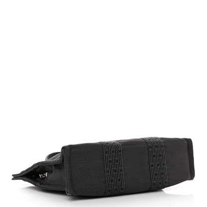 Hermes Canvas Herline PM Tote Grey 4 of 12