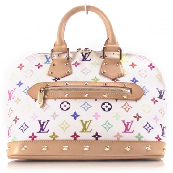 Louis Vuitton Monogram Multicolor Alma White 1 of 9