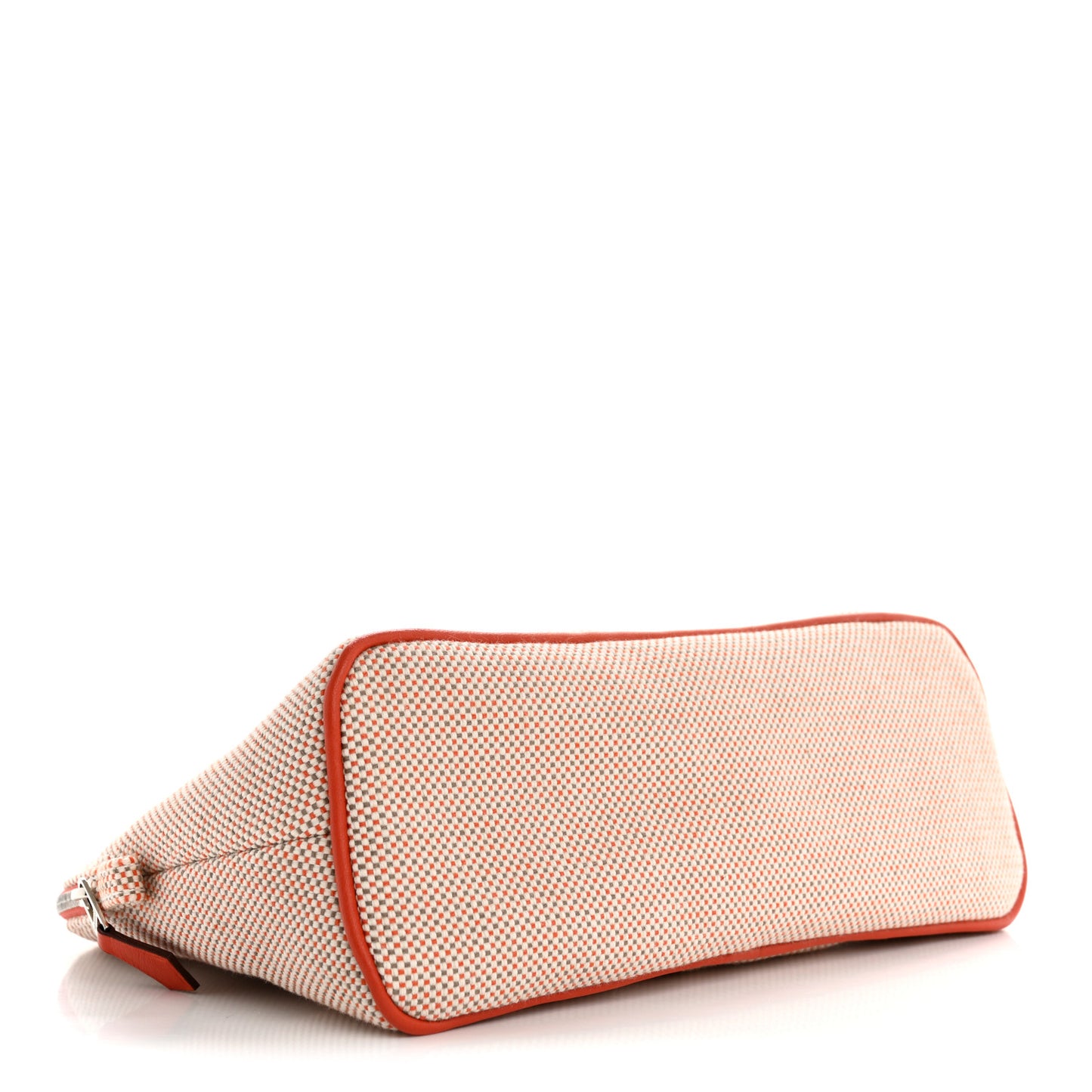 Cotton Canvas Crazy H Medium Bolide Case Orange Ficelle
