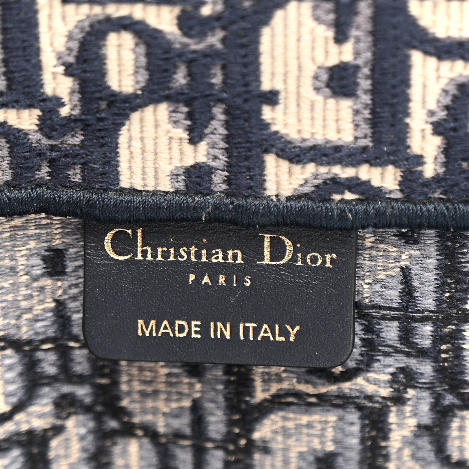 Christian Dior Oblique Large Book Tote Blue Multicolor 6 of 14
