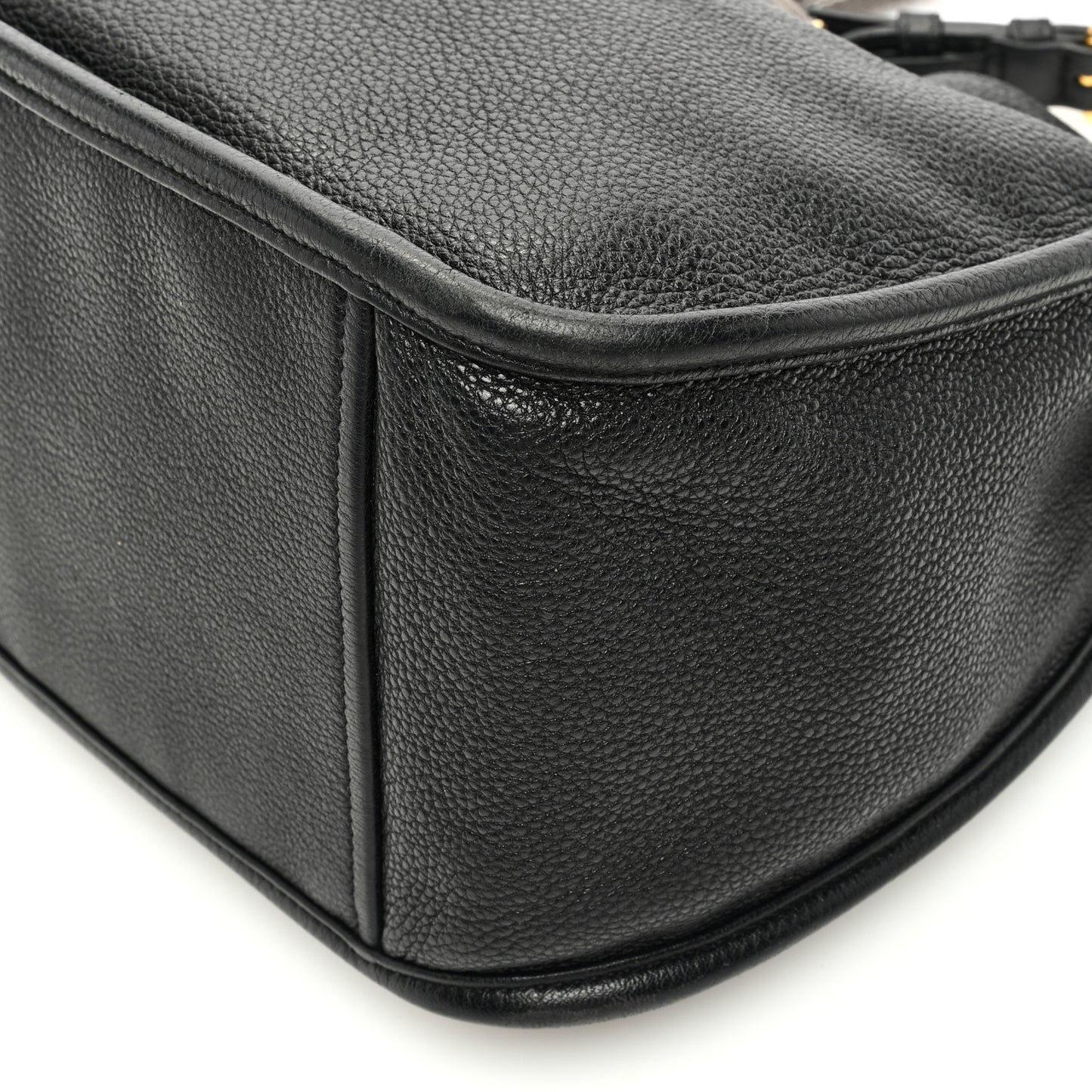 Vitello Daino Hobo Messenger Bag Black