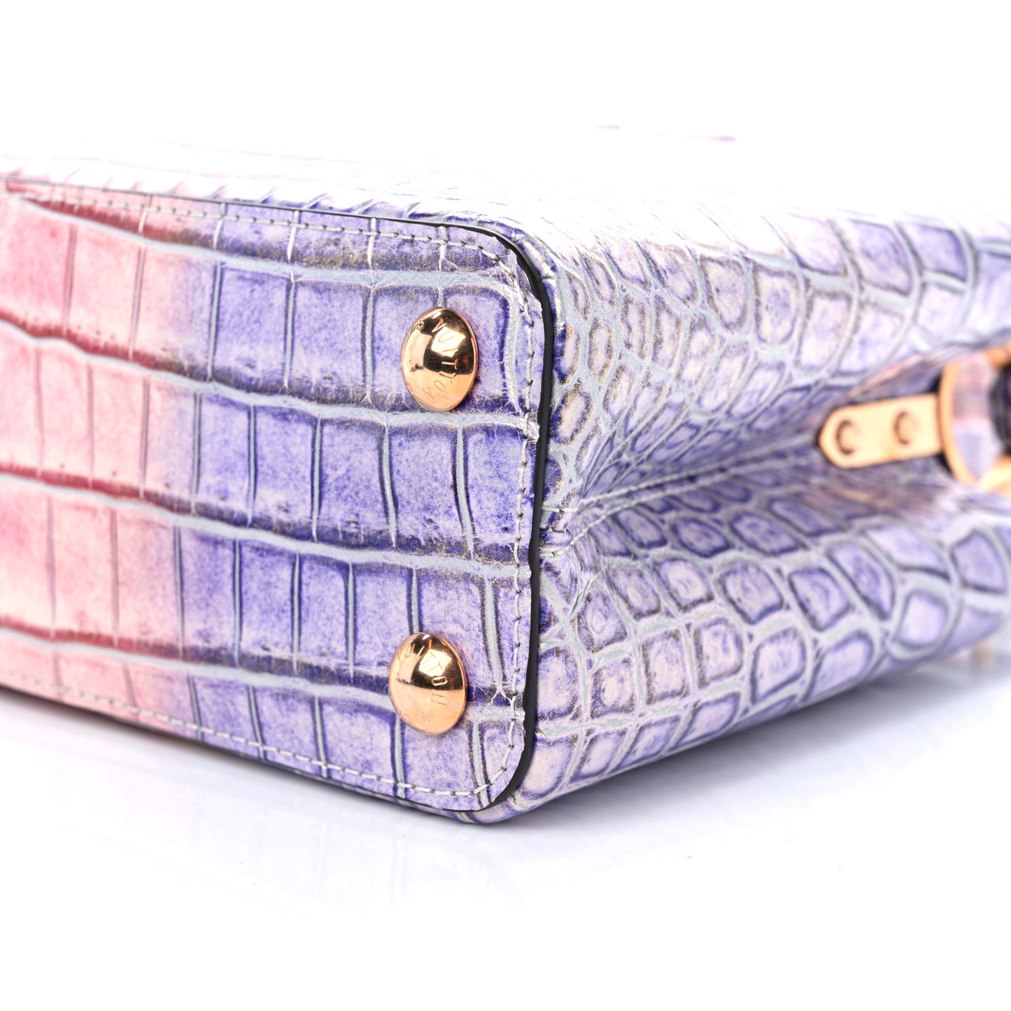 Crocodile Ombre BB Capucines Pink