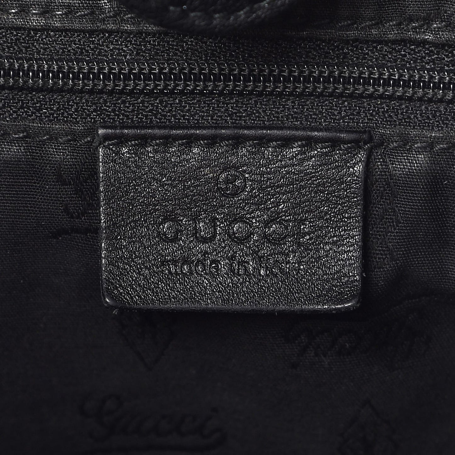 Guccissima Large Sukey Tote Black