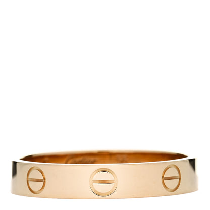 Cartier 18K Yellow Gold 3.5mm LOVE Wedding Band Ring 56 7.75 1 of 5