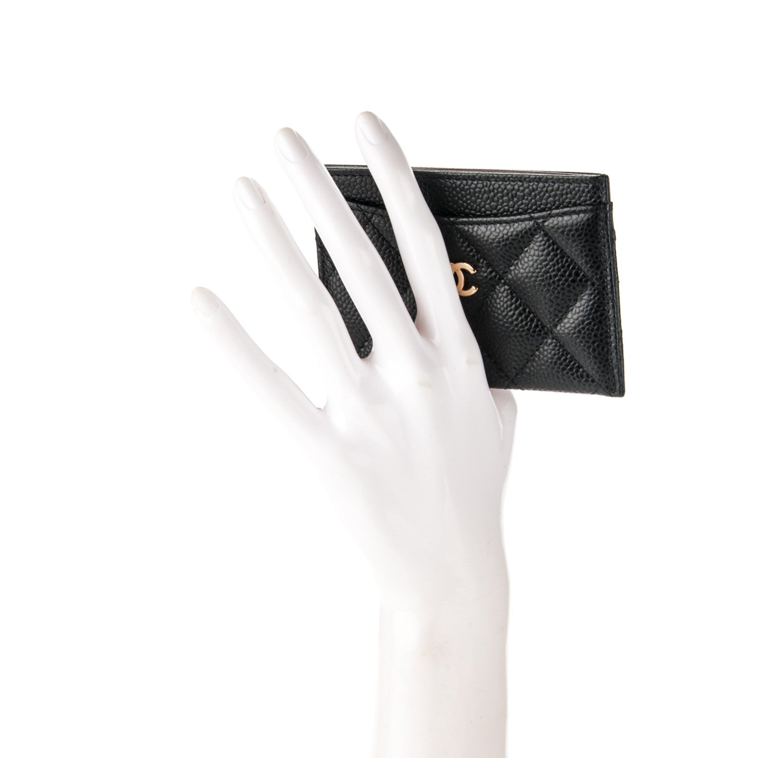 Chanel Caviar Quilted Card Holder Black 2 of 7