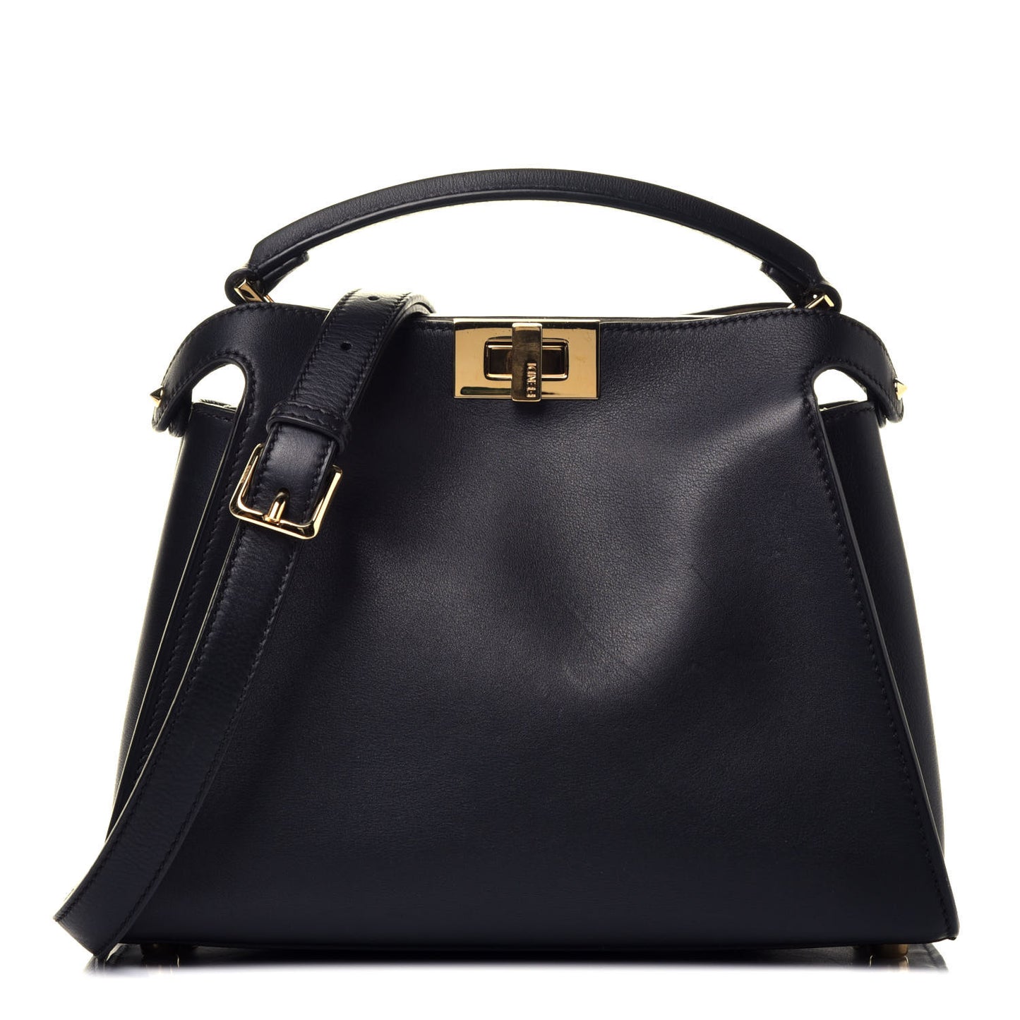 Vitello Tahiti Burro Medium Peekaboo Iconic Essentially Satchel Black Corda