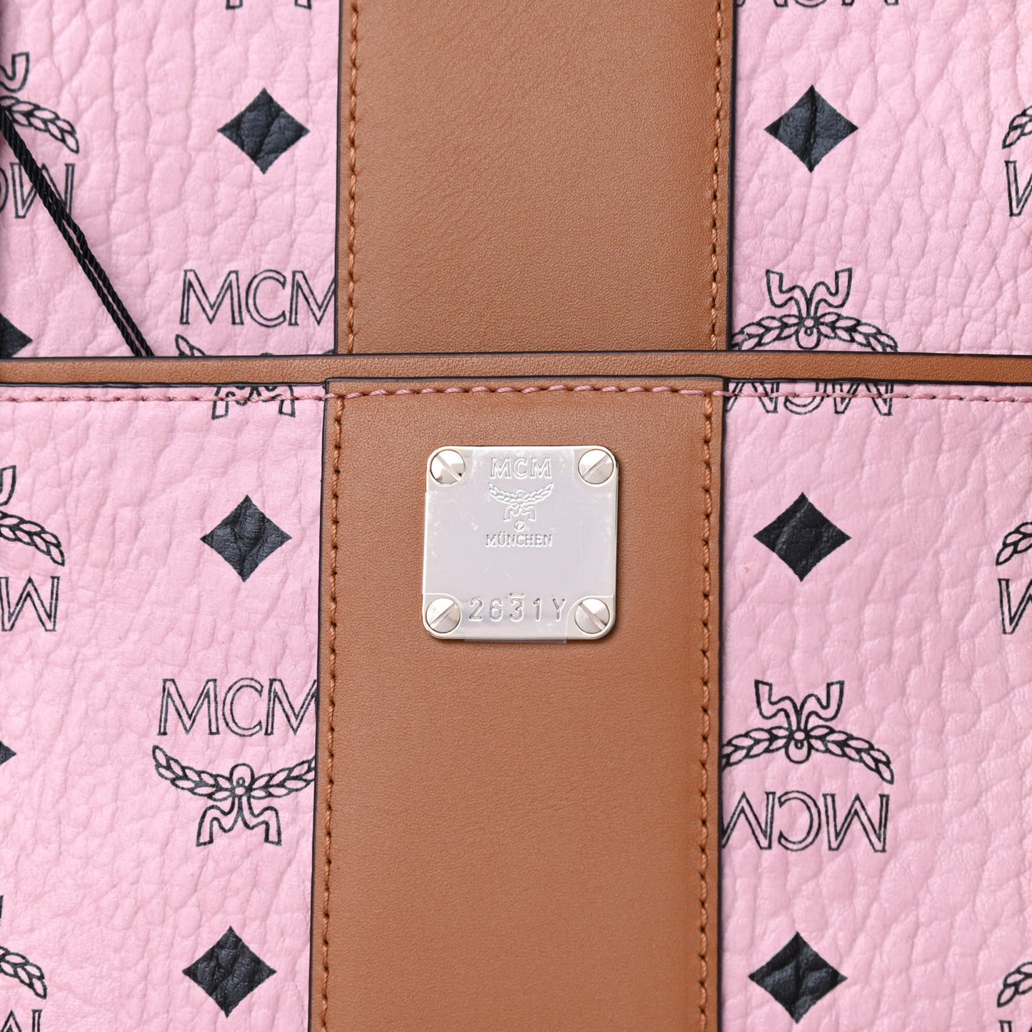 Visetos Medium Anya Zip Top Shopper Tote Soft Pink