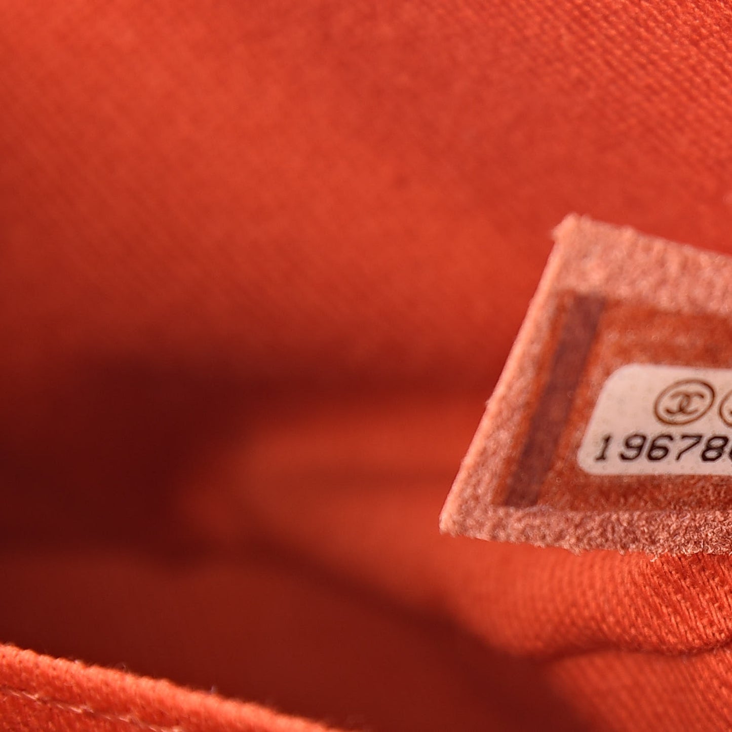 Caviar Stitched Small Boy Flap Dark Orange