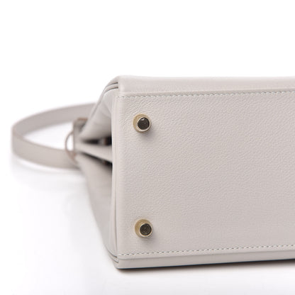 Hermes Evercolor Kelly Retourne 28 Gris Perle 8 of 10
