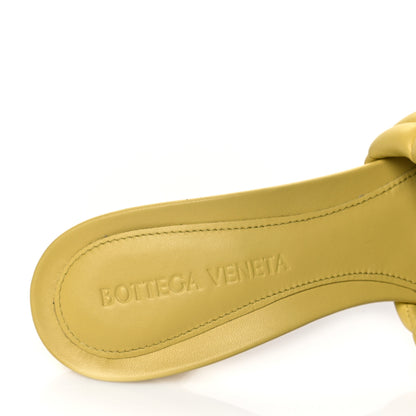 Bottega Veneta Nappa Matelasse Padded Mule Sandals 35.5 Pear 8 of 8