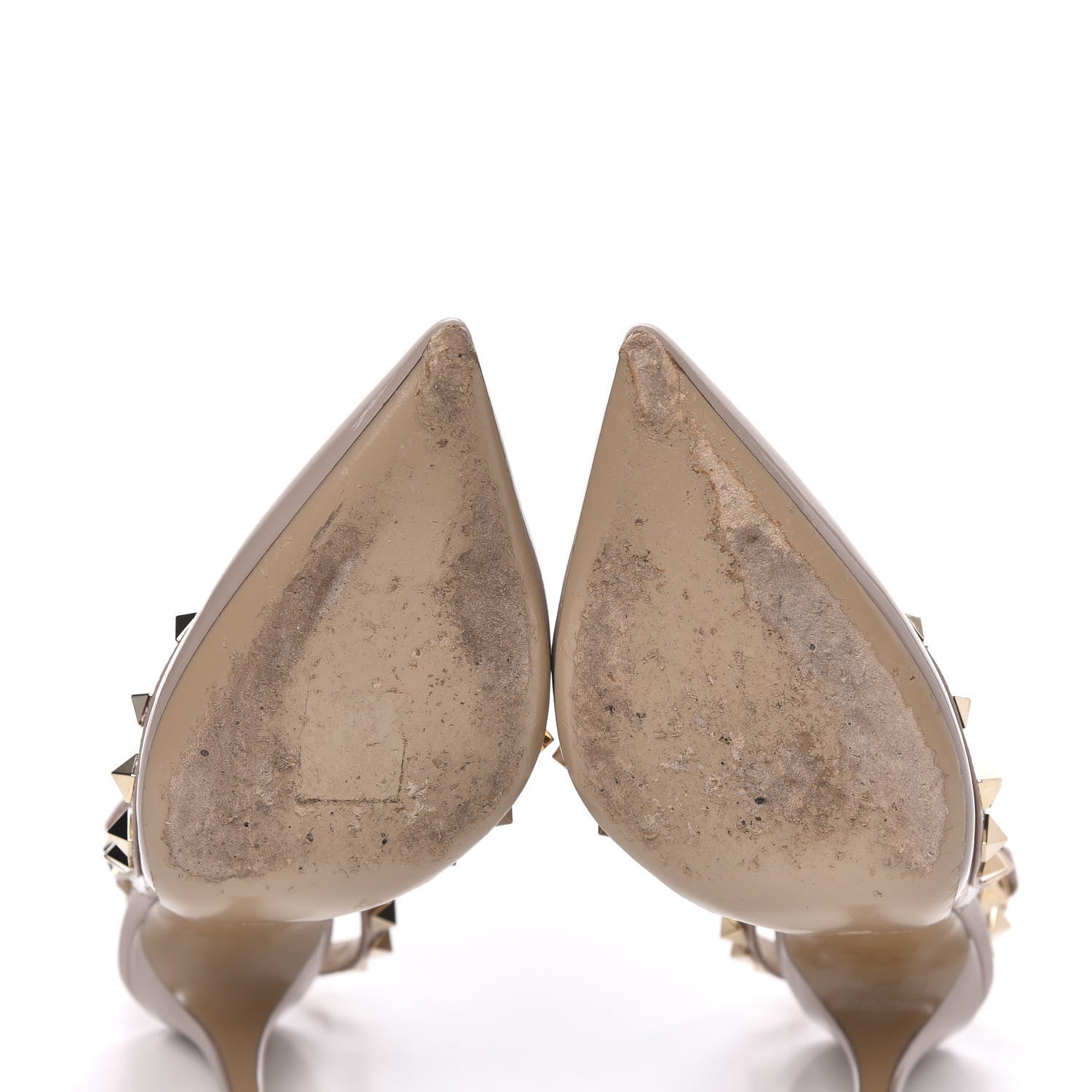 Valentino Garavani Patent Rockstud Ankle Strap 100mm Pumps 36 Poudre 6 of 10