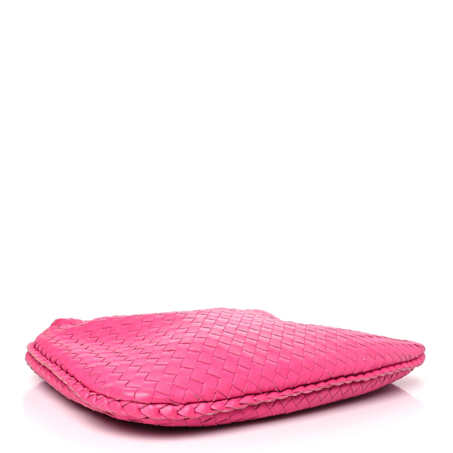 Nappa Intrecciato Medium Veneta Hobo Rosa Shock
