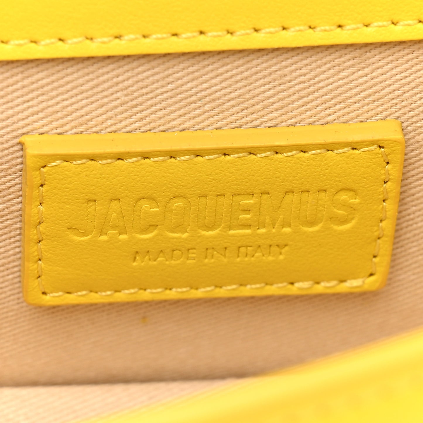 Smooth Calfskin Le Bambino Yellow