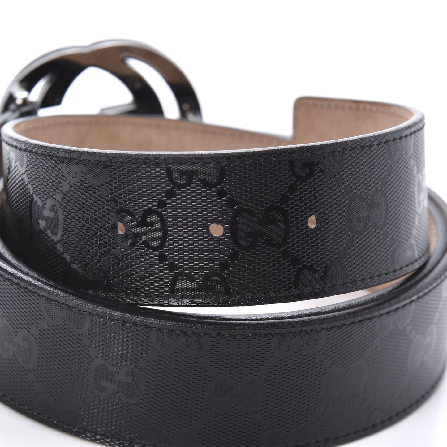 Imprime Monogram Interlocking G Belt 100 40 Black