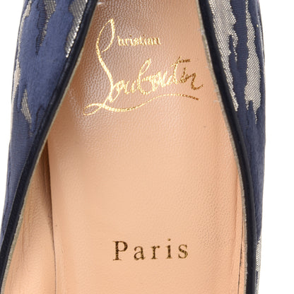 Christian Louboutin Jacquard Camouloubi Pigalle Follies 100 Pumps 39 Bavarios 6 of 11