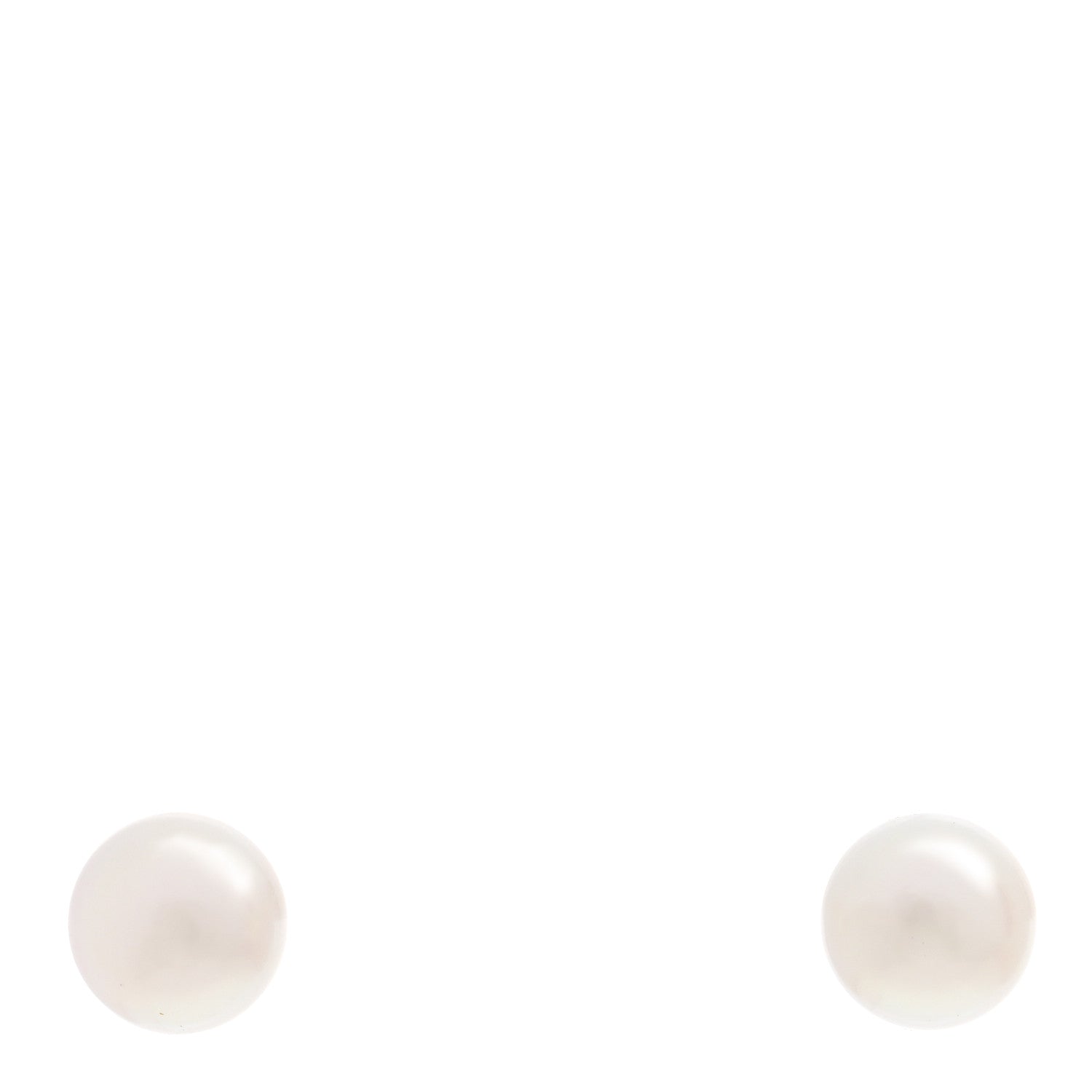 Mikimoto 18K Yellow Gold Akoya Pearl 7-7.5mm Stud Earrings 1 of 5